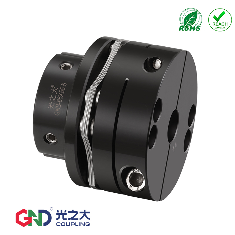 光之大GNB45号钢单膜片联轴器 大扭矩步进电机伺服丝杆连轴器传动