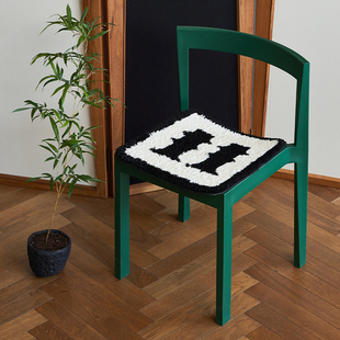 办公室防凉久坐学生多功能坐垫 家用四季 莫语 竹趣园防滑簇绒椅垫