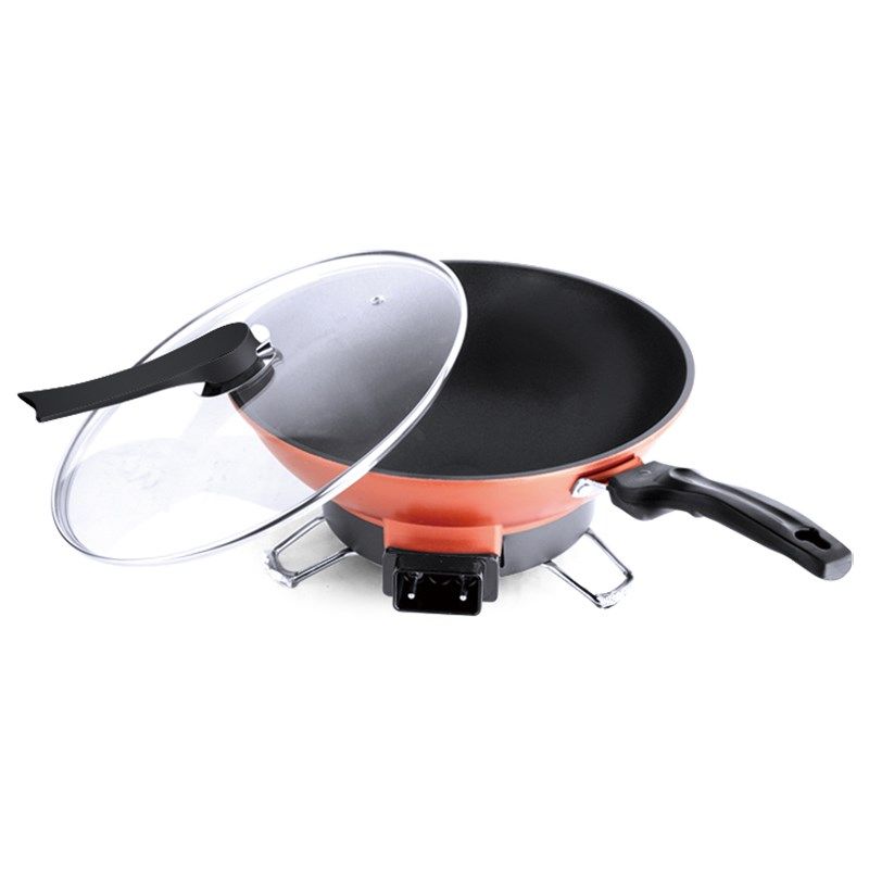 昊厨电炒锅韩式多功能电煮锅电煎锅无烟炒菜粘电热锅HTY9