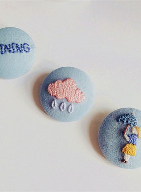 小仙女ining胸针 欧式刺绣di 材料包