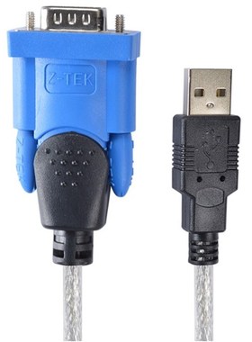 Z-TEK力特USB转RS232线转换线 USB转串口线支持WIN10 ZE394C