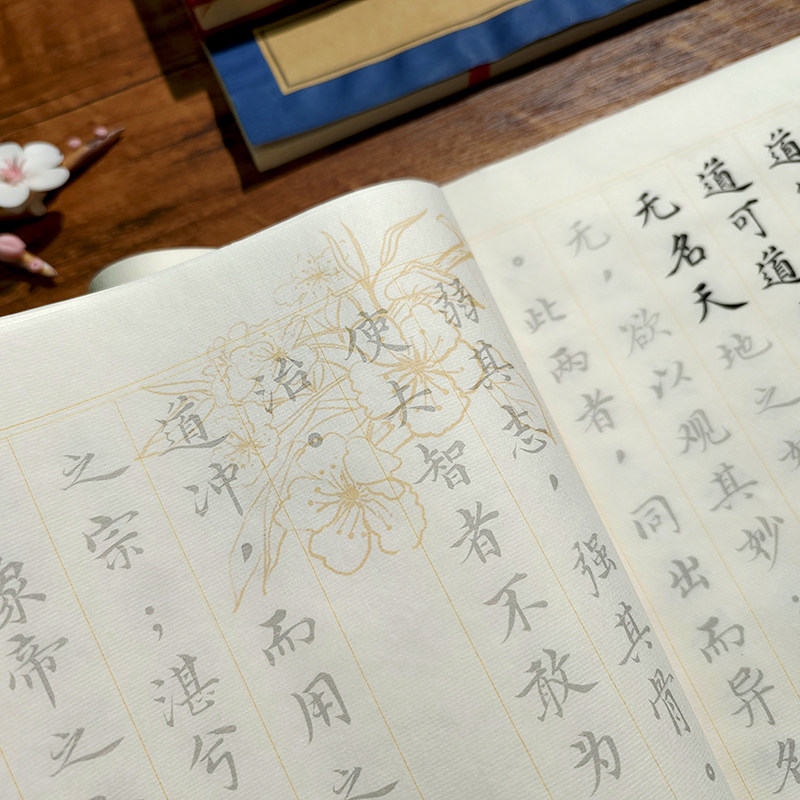 道德经简体小楷毛笔临摹字帖包含标点边抄边读全文已纠错