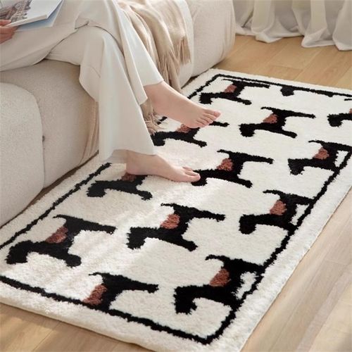 卧室床边地毯in风卧房间床边毯客厅沙发茶几毯阳台飘窗垫地垫