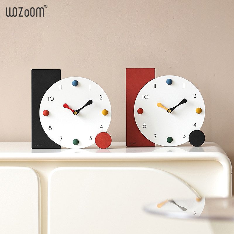 WOZOO书房卧室in桌面家居座钟电视柜装饰品台钟玄关,家居饰品,桌面摆件,淘宝优惠券,粉丝福利购,淘宝优惠卷