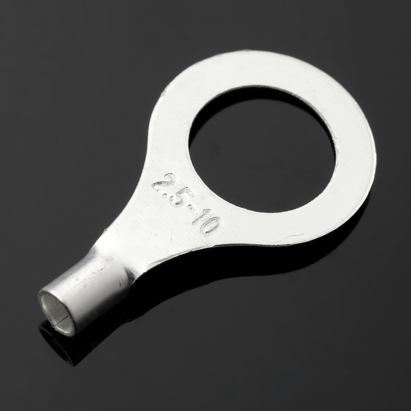 黄铜镀银OT冷压接线端子OT  圆型裸端头  铜鼻子 只