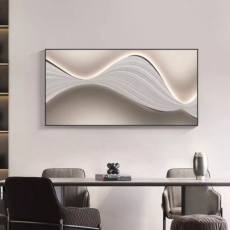 大尺寸电表箱装饰画抽象艺术感黑白线条极简遮挡配电箱电闸箱挂画,家居饰品,现代装饰画,淘宝优惠券,粉丝福利购,淘宝优惠卷