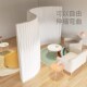 白色纸屏风格 栅隔墙展厅背景墙伸缩活动面折屏防水