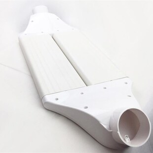 设备墙器管道变径头转扁新风系统送排方便固定过梁器排风管转接头