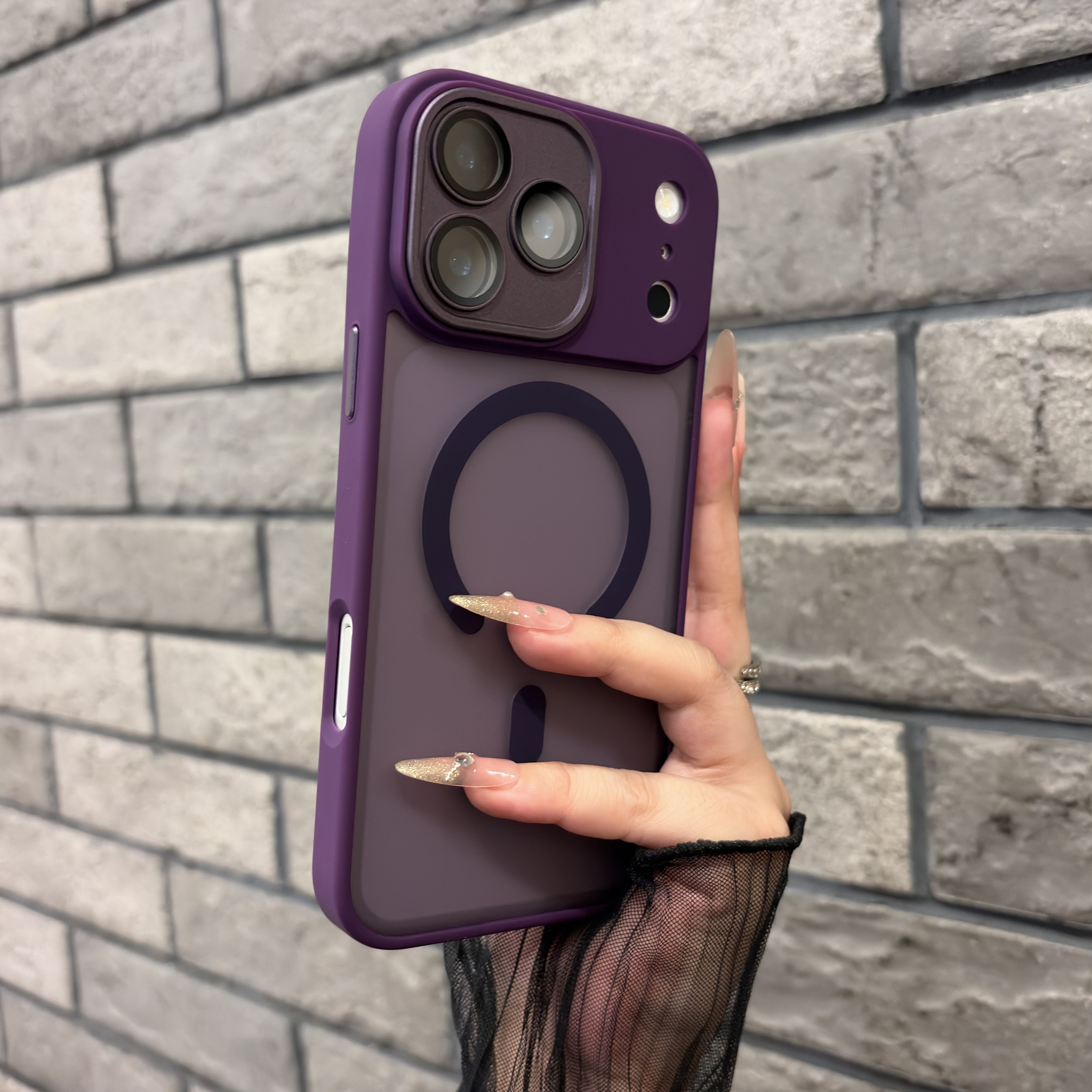 【高透镜头膜】磨砂磁吸适用苹果