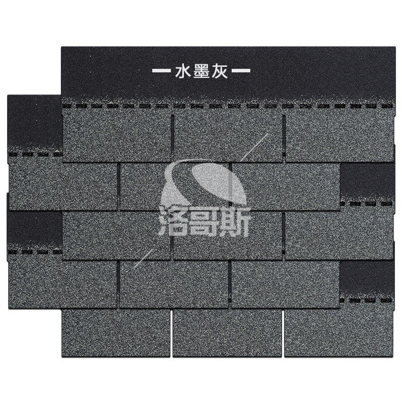 沥青瓦片国标隔热轻钢别墅木屋混凝土玻纤瓦屋顶防水X油毡彩瓦厂