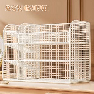 收纳盒梳妆台上多层置物架化妆品整理盒分层储物箱U放护肤品的架