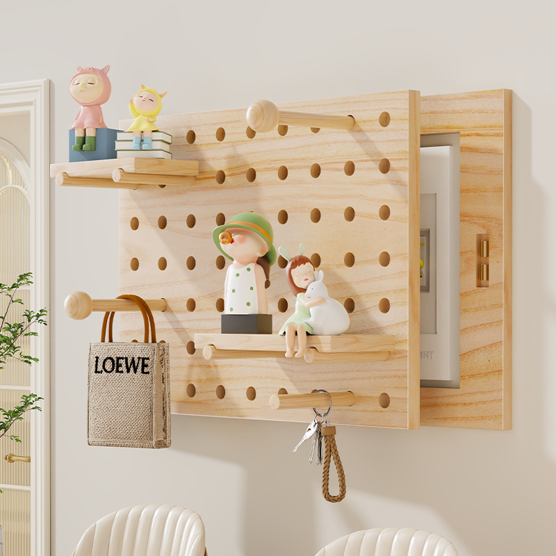 原木风电表箱装饰画多媒体强弱遮挡电闸网络线盒R盖板光纤信息遮