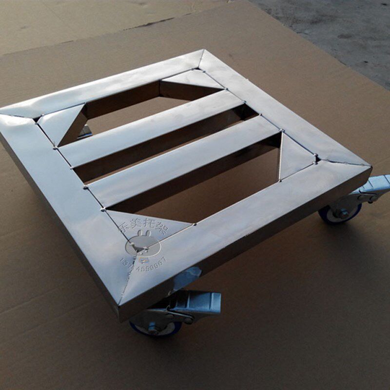 不锈钢带轮子移j动柜子架托架花盆底架拖布池支架杂物架子柜机架