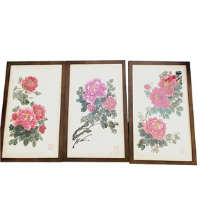 原木细长软卡扇面书法国画装裱画框 20 30 50 8I0 90 110 33 66 c