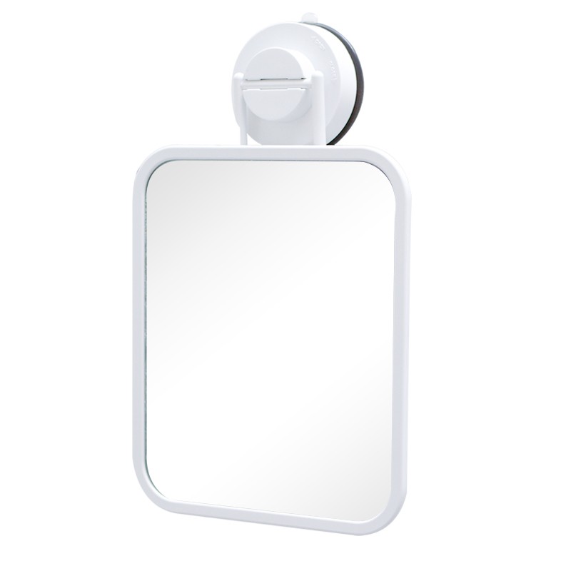 deHub镜子折叠化妆镜宿舍浴室吸盘壁挂梳妆镜旋转便携学生小镜子