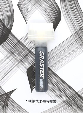 GRTER平头马克笔油漆笔涂鸦花体字哥特体书法签名绘画防水mm