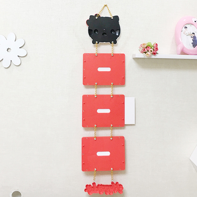 七寸三联可爱相架连体相框挂墙7寸创意儿童房宝宝照片墙装饰