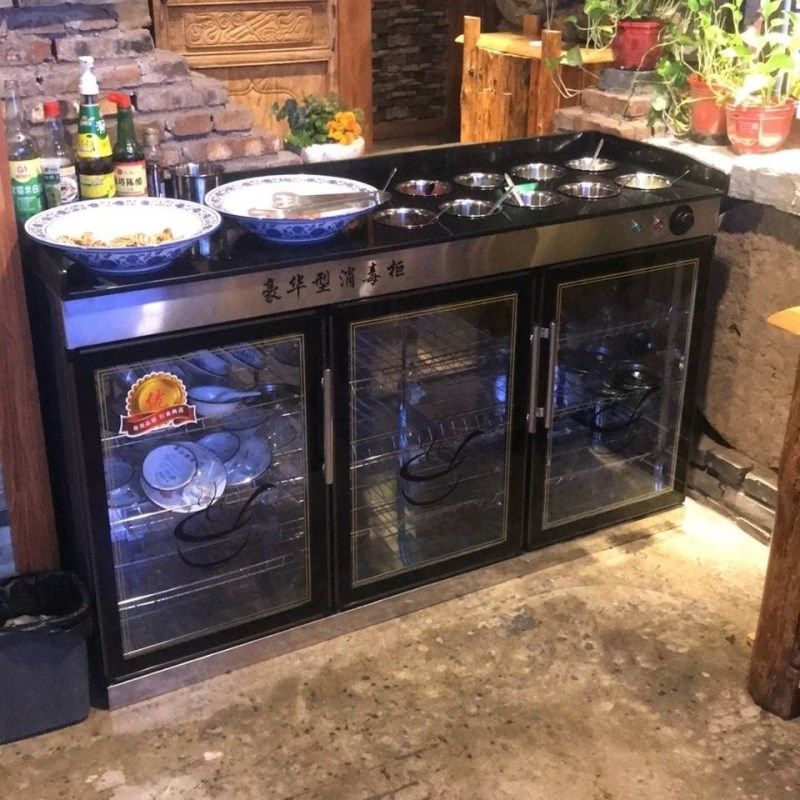 消毒柜调料台一体火锅店小料台消毒碗柜小料台餐厅烤肉店麻辣烫店