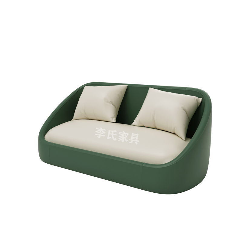 奶茶店卡座沙发咖啡厅售楼部洽谈接待西餐厅桌椅靠墙软包定制