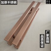 木门把手刻字商标酒店足浴大门店古铜色黑色