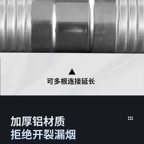 抽油烟烟管管道对接接口风管直通转 内外气管延长接口