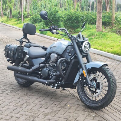 适用力帆V400摩托车保险杠铝合金折叠靠背货架护杠快拆边包改装件