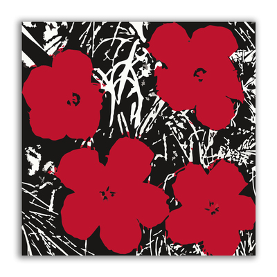 安迪沃霍尔diy数字油画手绘涂色客厅油彩画填充卧室装饰画in 花