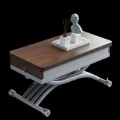 小户型升降茶几餐桌两用一体式 现代长方形客厅