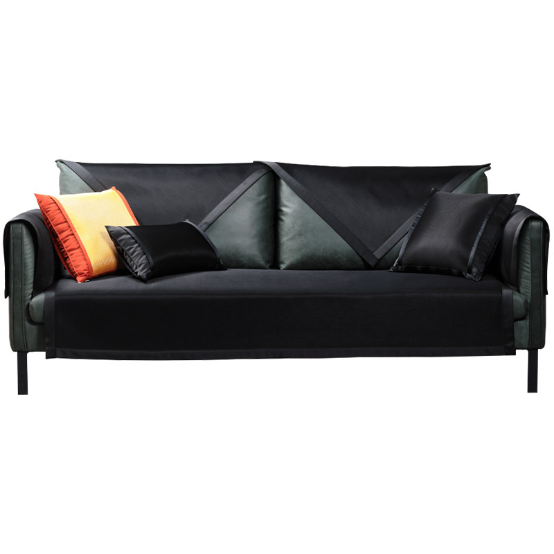 沙发垫夏季凉席凉垫冰丝坐垫子夏天款防滑客厅黑色透气沙发巾罩,居家布艺,沙发垫,淘宝优惠券,粉丝福利购,淘宝优惠卷