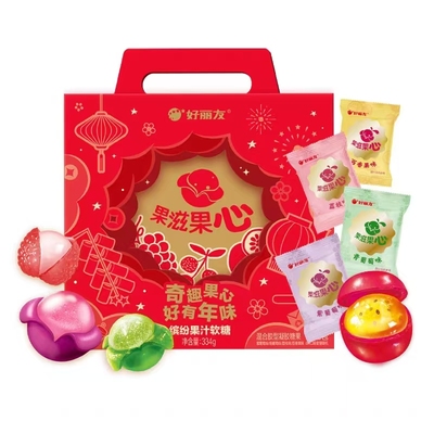 果滋果心软糖手提礼盒334g