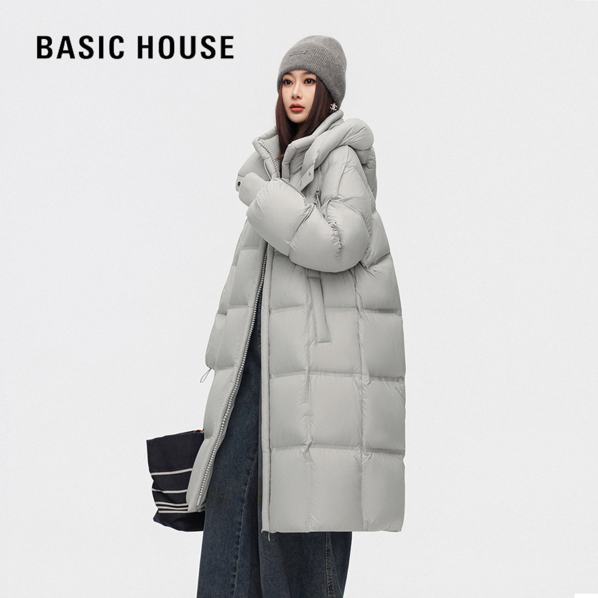 百家好大被子过膝长款时尚极寒羽绒服女冬季新款高充绒量保暖外套