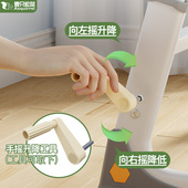 手摇儿童学习升降靠背小学生矫正坐姿书桌学校培训座椅