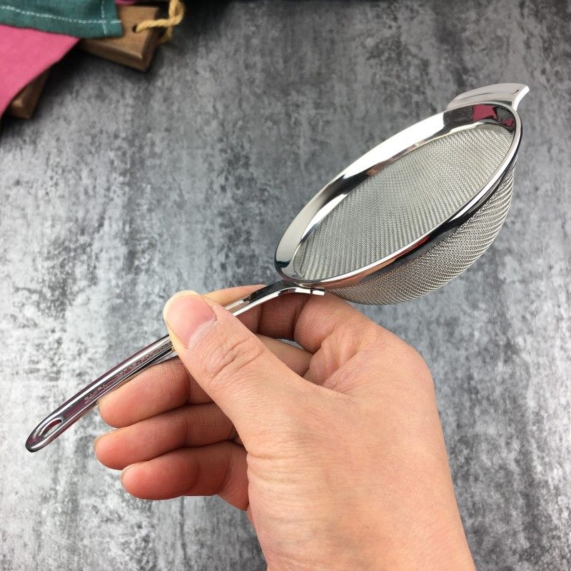 漏勺加密过网油格加厚全钢豆浆漏网面粉筛高品质,厨房/烹饪用具,面粉筛,淘宝优惠券,粉丝福利购,淘宝优惠卷