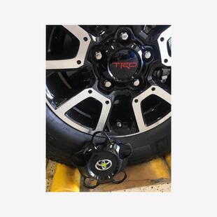适配车型丰田苔原皮卡轮毂盖Trd红杉轮毂轮胎中心盖标签=钢轮辋