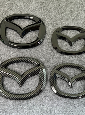 适用MX-5 NC/ND中网标5改装黑色车标前中标后尾箱标