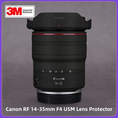 适用RF14-35F4镜头保护贴膜1435贴皮全包碳纤维贴纸