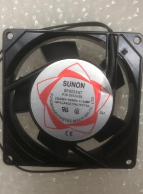 建准 SF9225AT P/N2092HBL AC220V 9025机柜静音散热风扇9CM