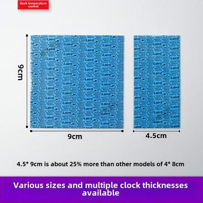 Laird Tflex600热垫硅脂垫Cpu南桥垫M2固体硅脂热垫