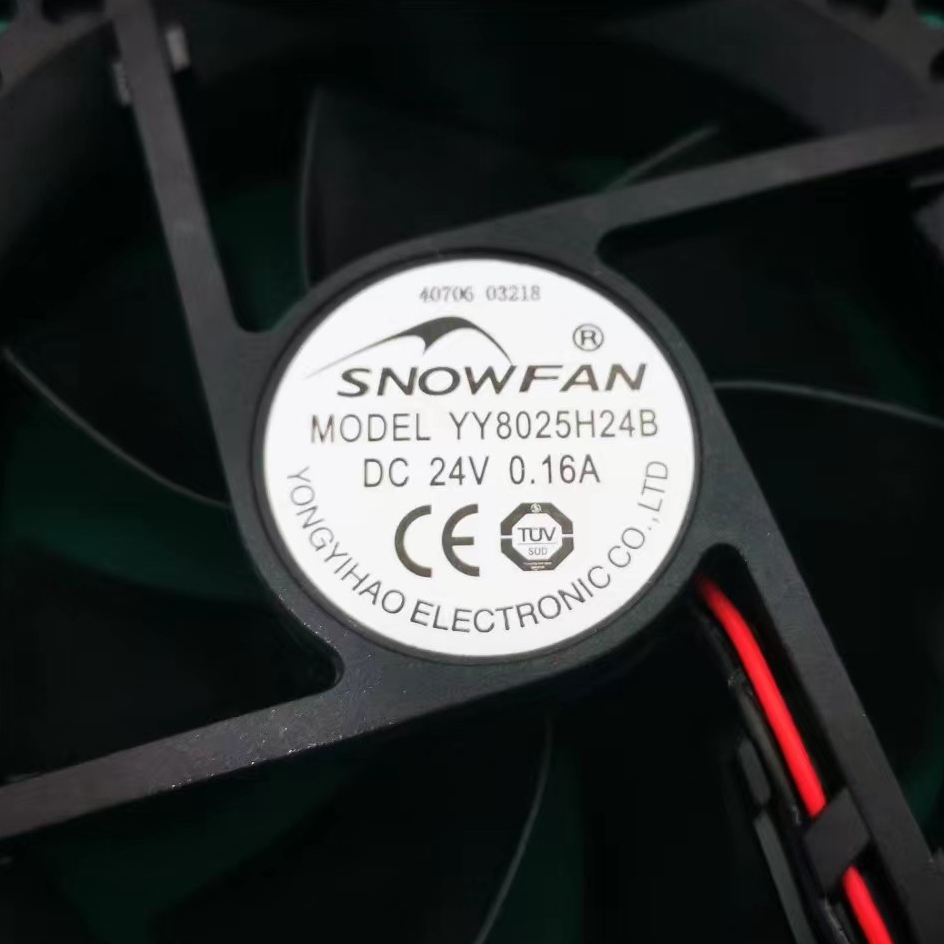 12038全新SNOWFAN YY9225H24S/24B 12025 24V 8025 6025 8015风扇