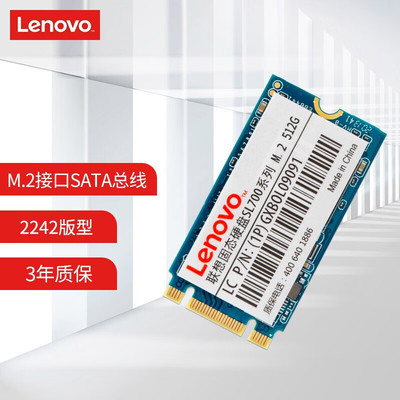 联想（Lenovo）SSD固态硬盘m.2(SATA) SL700固态宝系列 2242板型