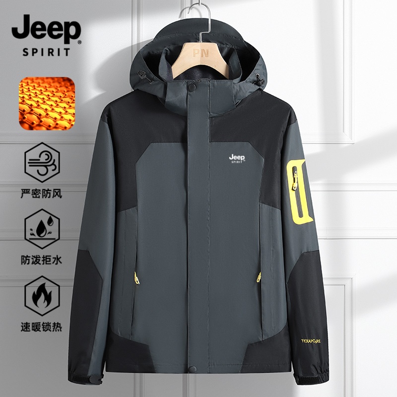 Jeep吉普户外冲锋衣男2025新款