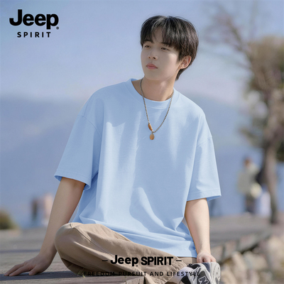 Jeep吉普短袖t恤男款2026夏季