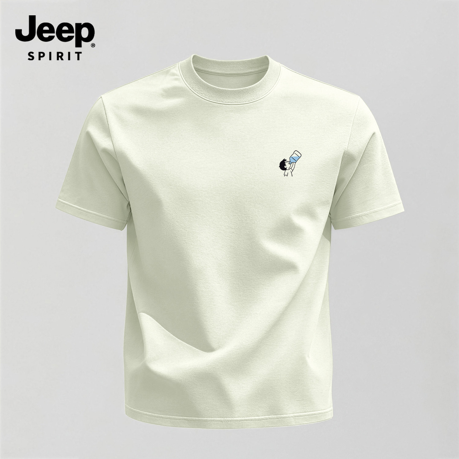 Jeep吉普男士短袖t恤夏季上衣