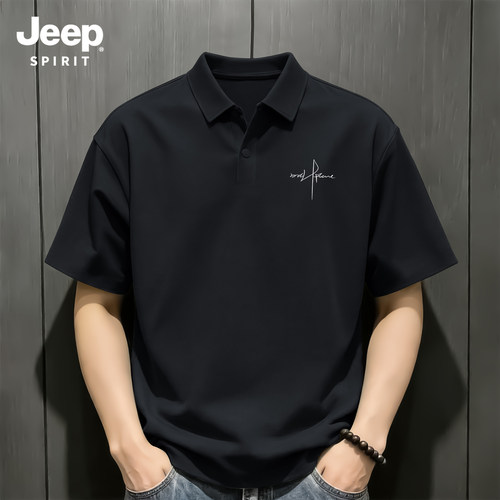Jeep吉普痞帅高级感polo衫老钱风