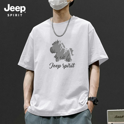 Jeep吉普短袖t恤男款2026夏季