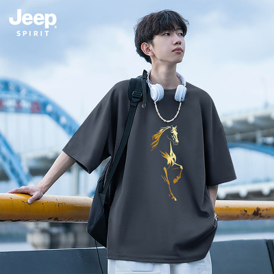 Jeep吉普男士短袖t恤2026新款