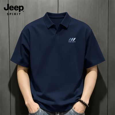 Jeep吉普男士短袖polo衫基础款