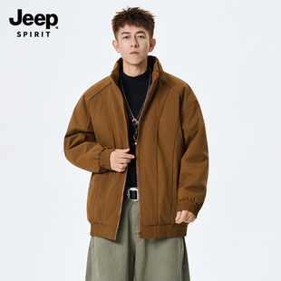 Jeep吉普男士外套冬装秋冬款棉袄男款加厚新款高级保暖秋冬棉服男