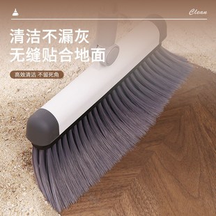 组合F笤帚不沾扫头发魔法扫把 轻奢风家用折叠按压扫把簸箕套装