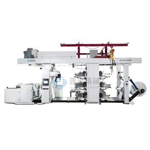 6色编织袋柔版印刷机纸塑包装袋阀口袋液压上下料高速印刷设备